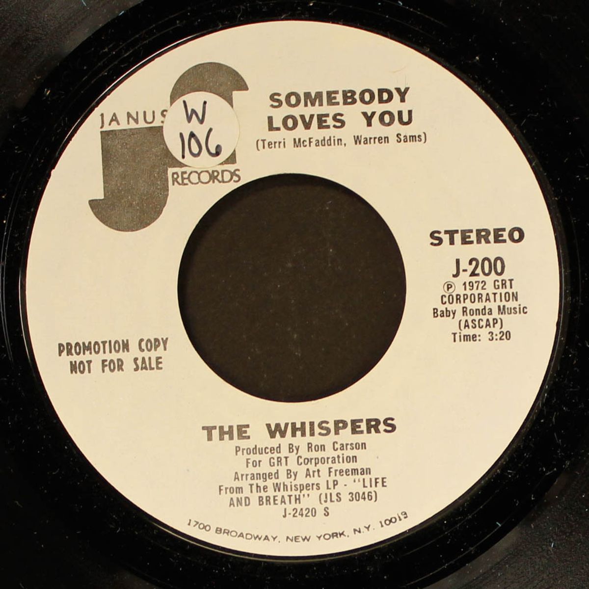 somebody loves you by WHISPERS