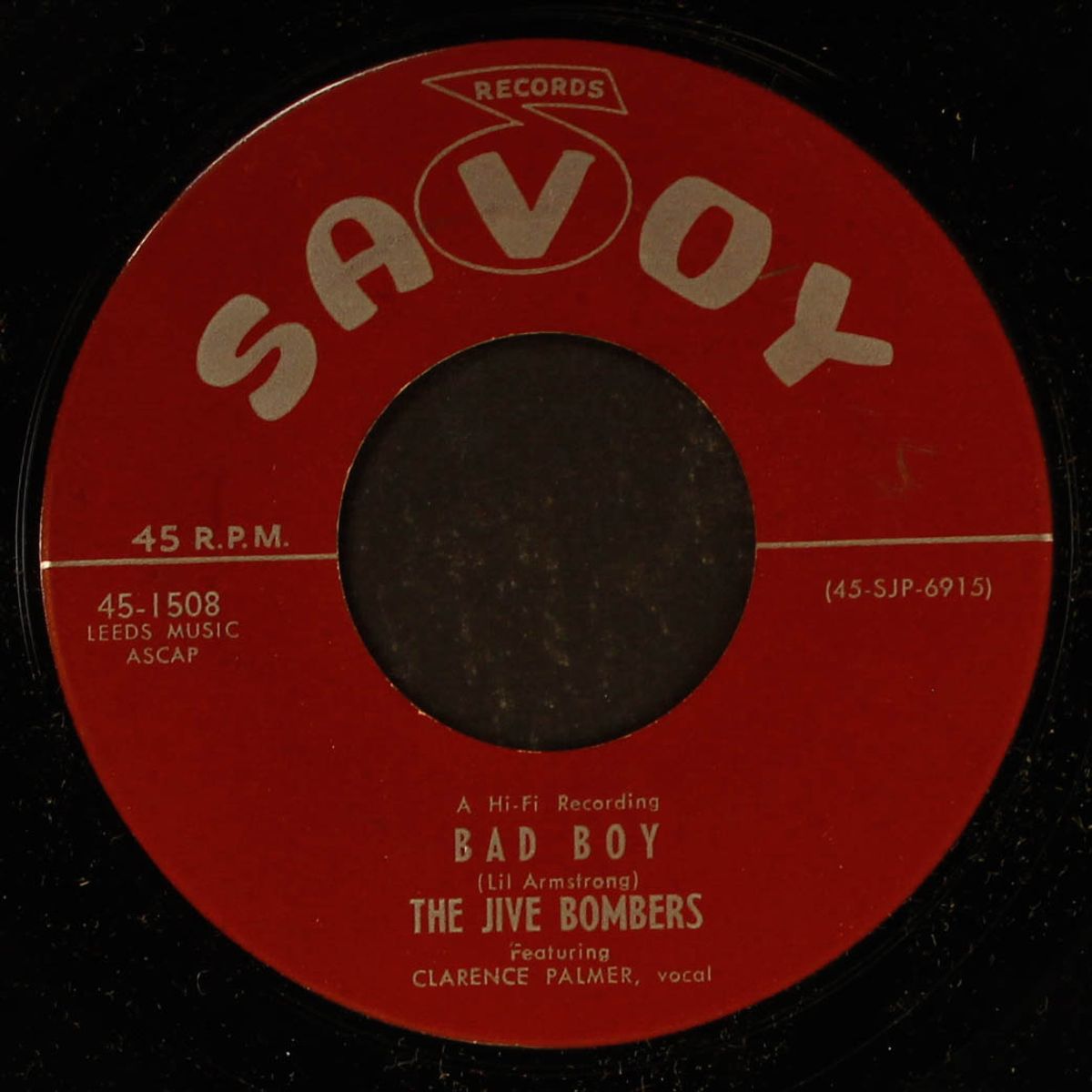 bad boy / when your hair has turned to silver by JIVE BOMBERS