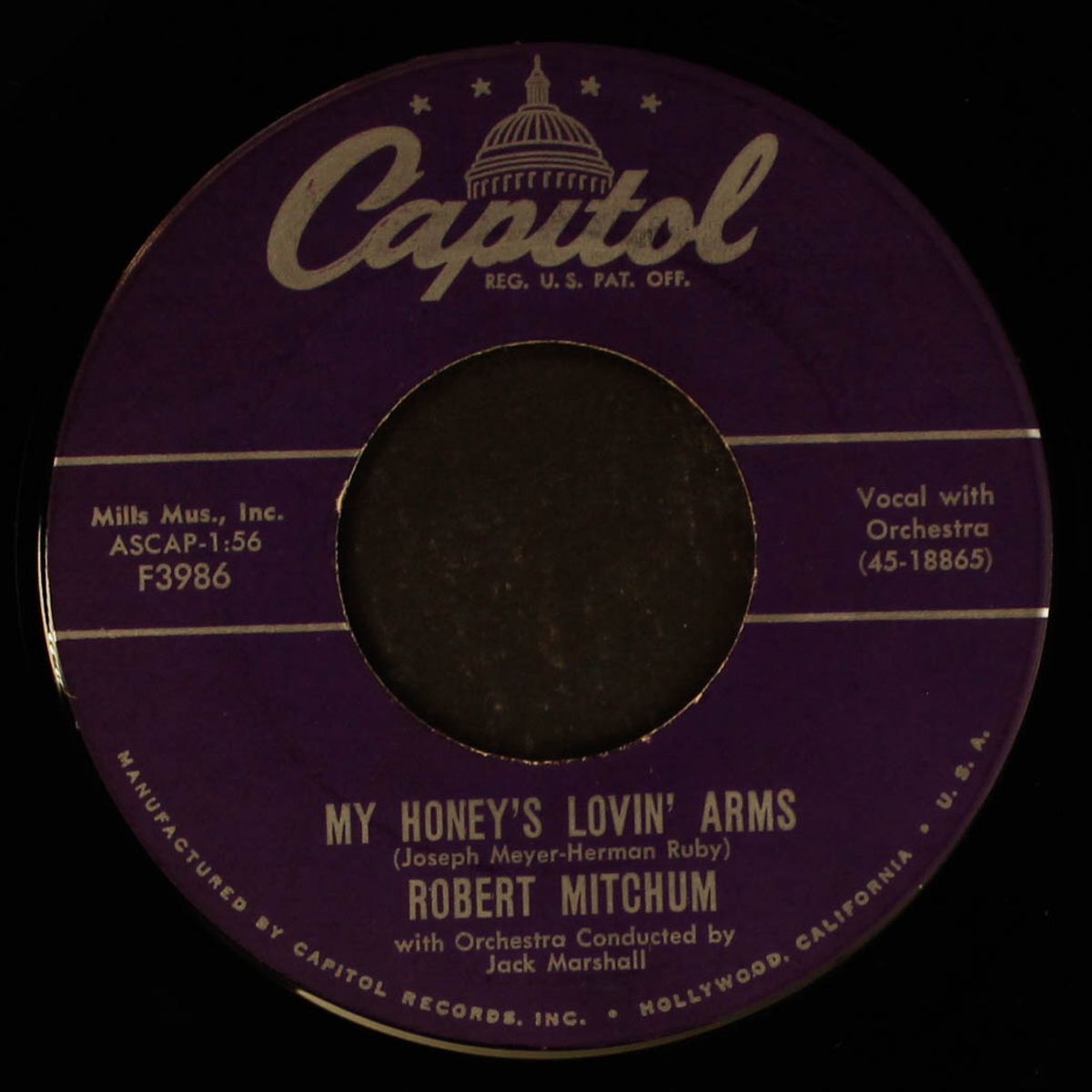 the ballad of thunder road / my honey's lovin' arms by ROBERT MITCHUM