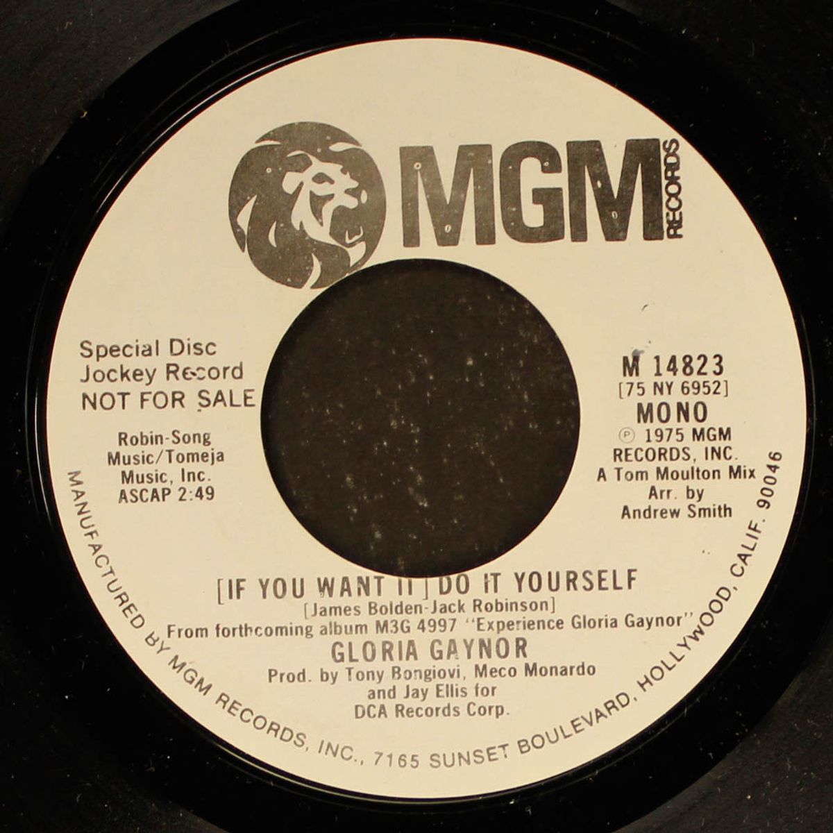if you want it do it yourself by GLORIA GAYNOR