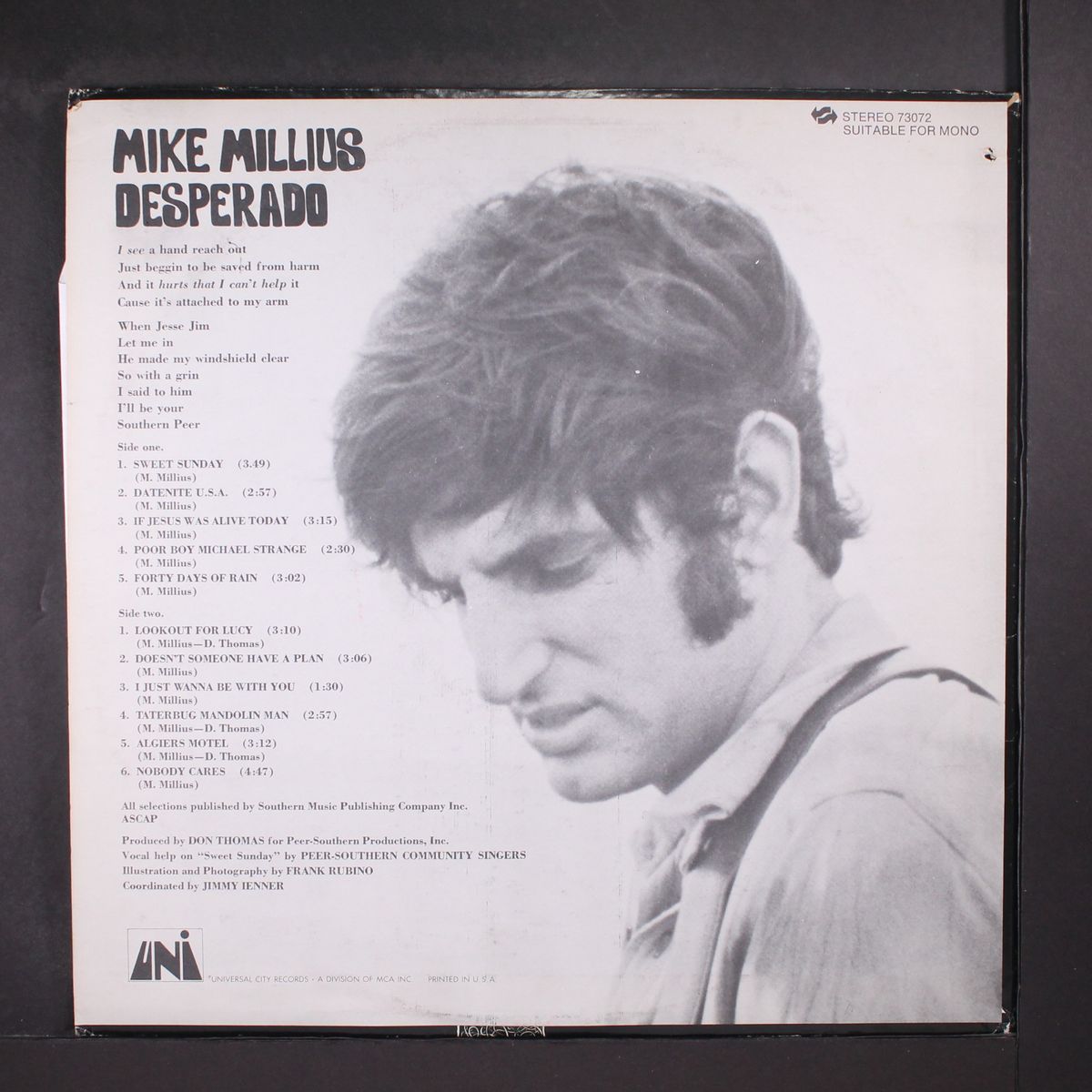 desperado by MIKE MILLIUS
