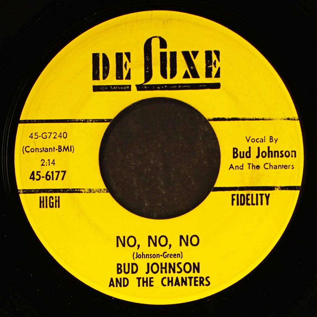 over the rainbow / no, no, no by BUD JOHNSON & CHANTERS