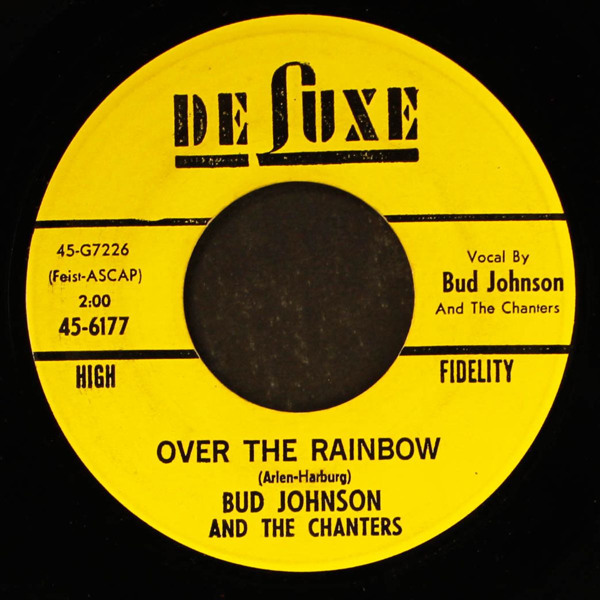 over the rainbow / no, no, no by BUD JOHNSON & CHANTERS