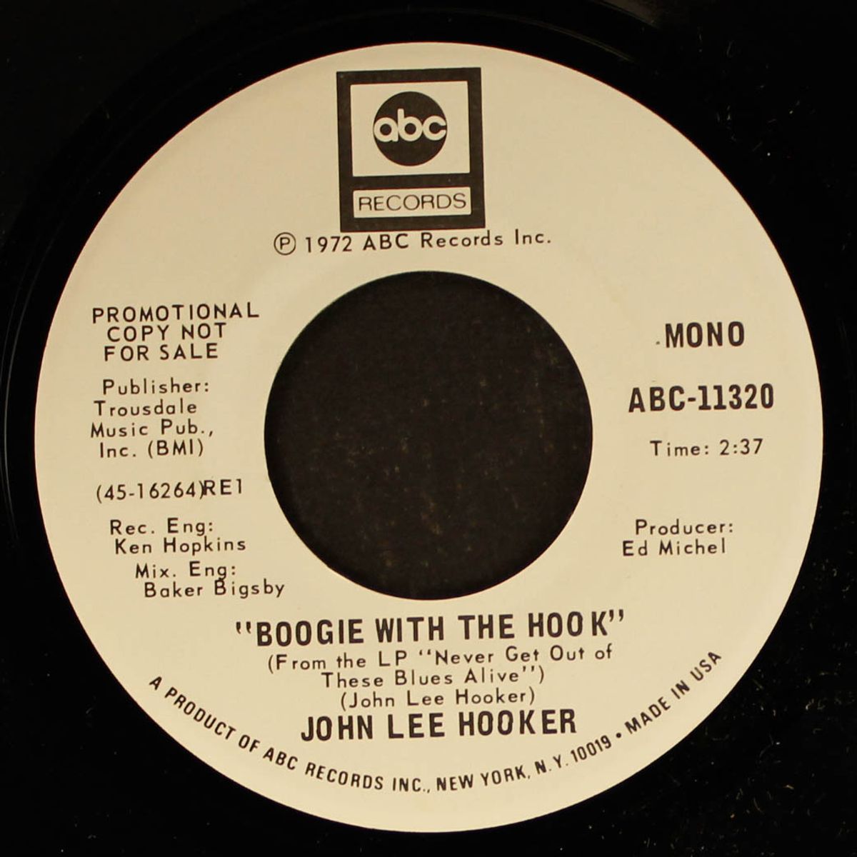boogie with the hook / mono by JOHN LEE HOOKER