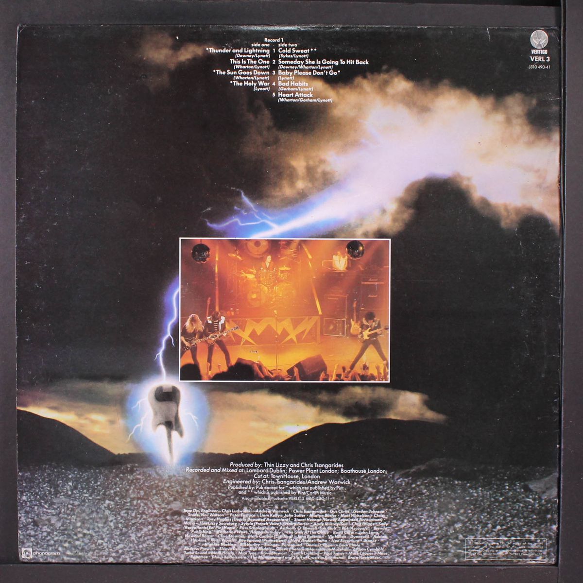 thunder and lightning by THIN LIZZY