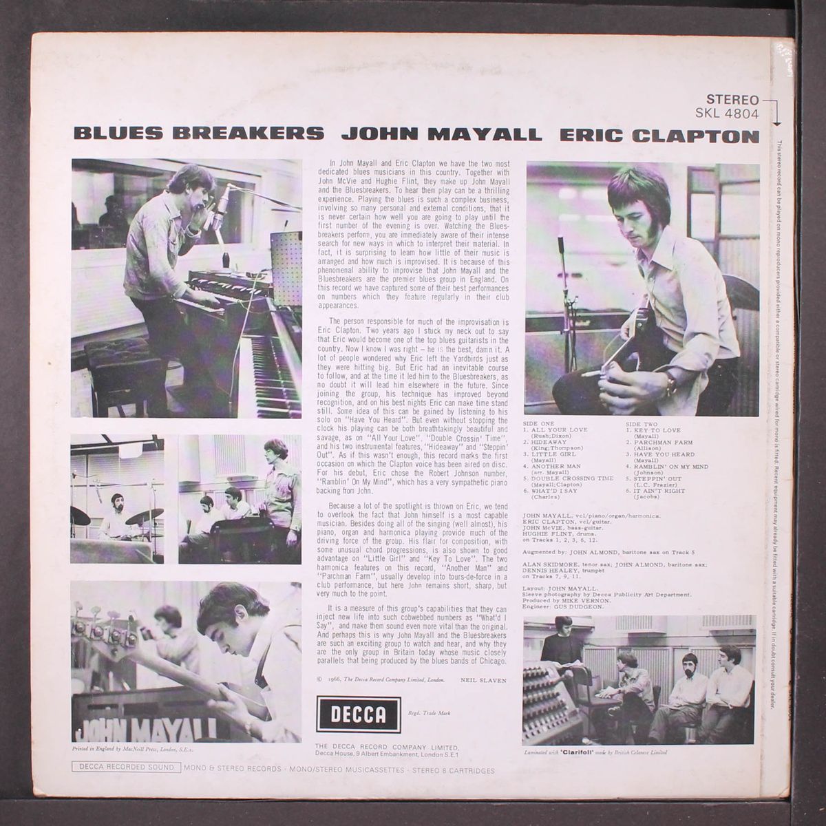 blues breakers by JOHN MAYALL WITH ERIC CLAPTON