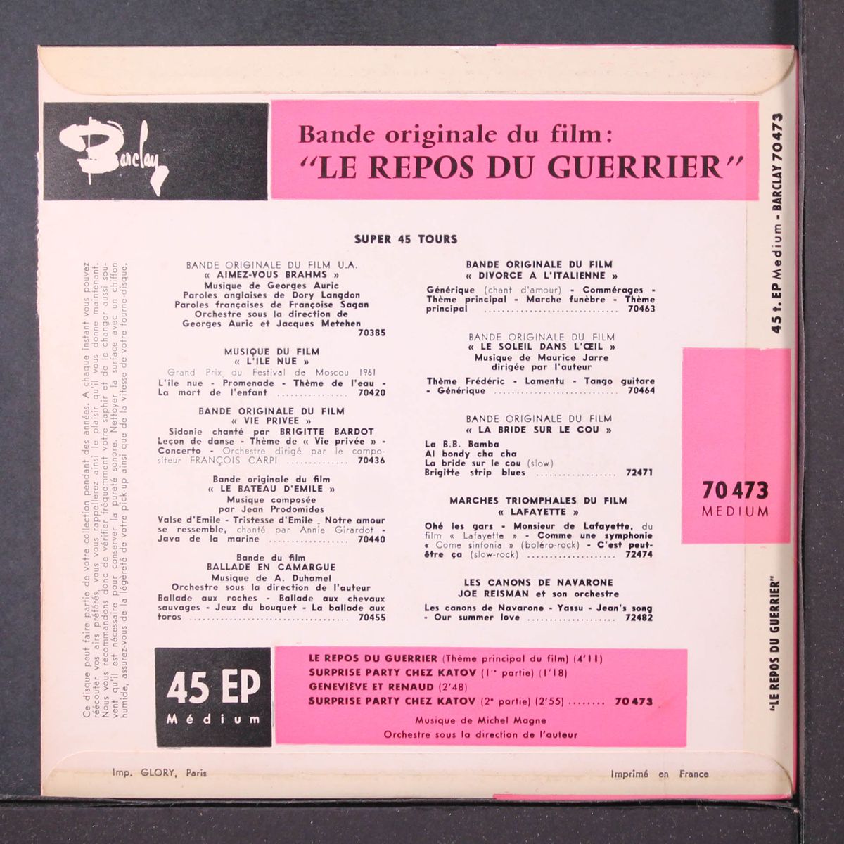 le repos du guerrier by MICHEL MAGNE