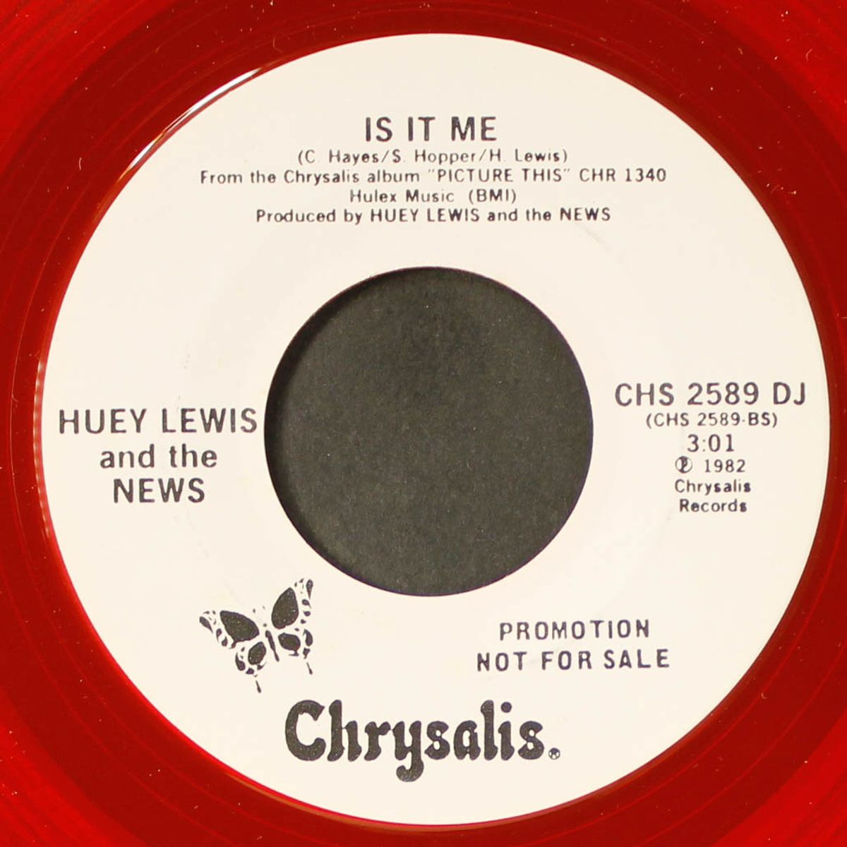 do you believe in love / is it me by HUEY LEWIS & NEWS