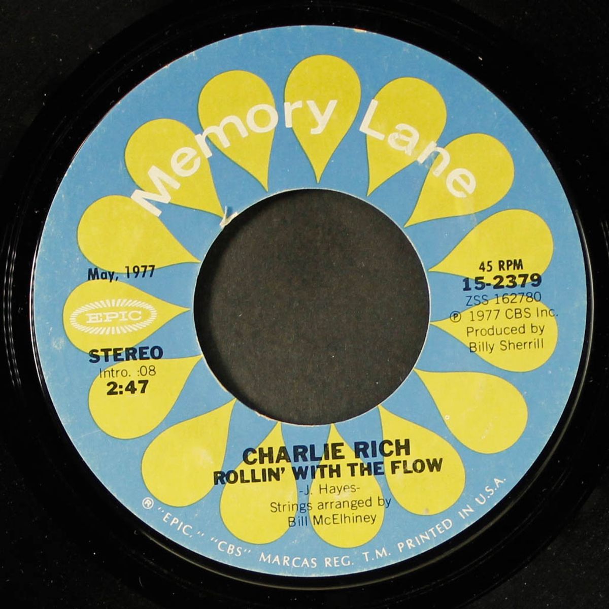 a very special love song / rollin' with the flow by CHARLIE RICH