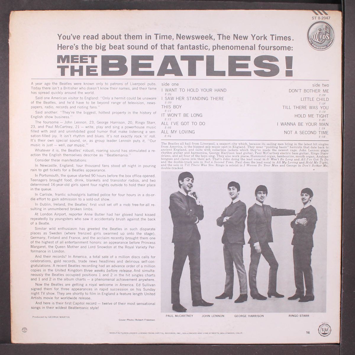 meet the beatles by BEATLES