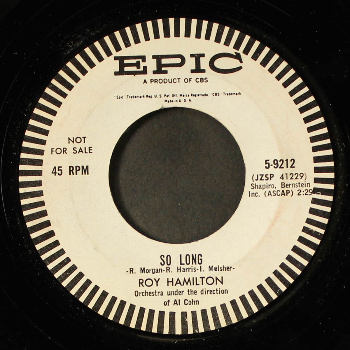 my faith my hope my love / so long by ROY HAMILTON