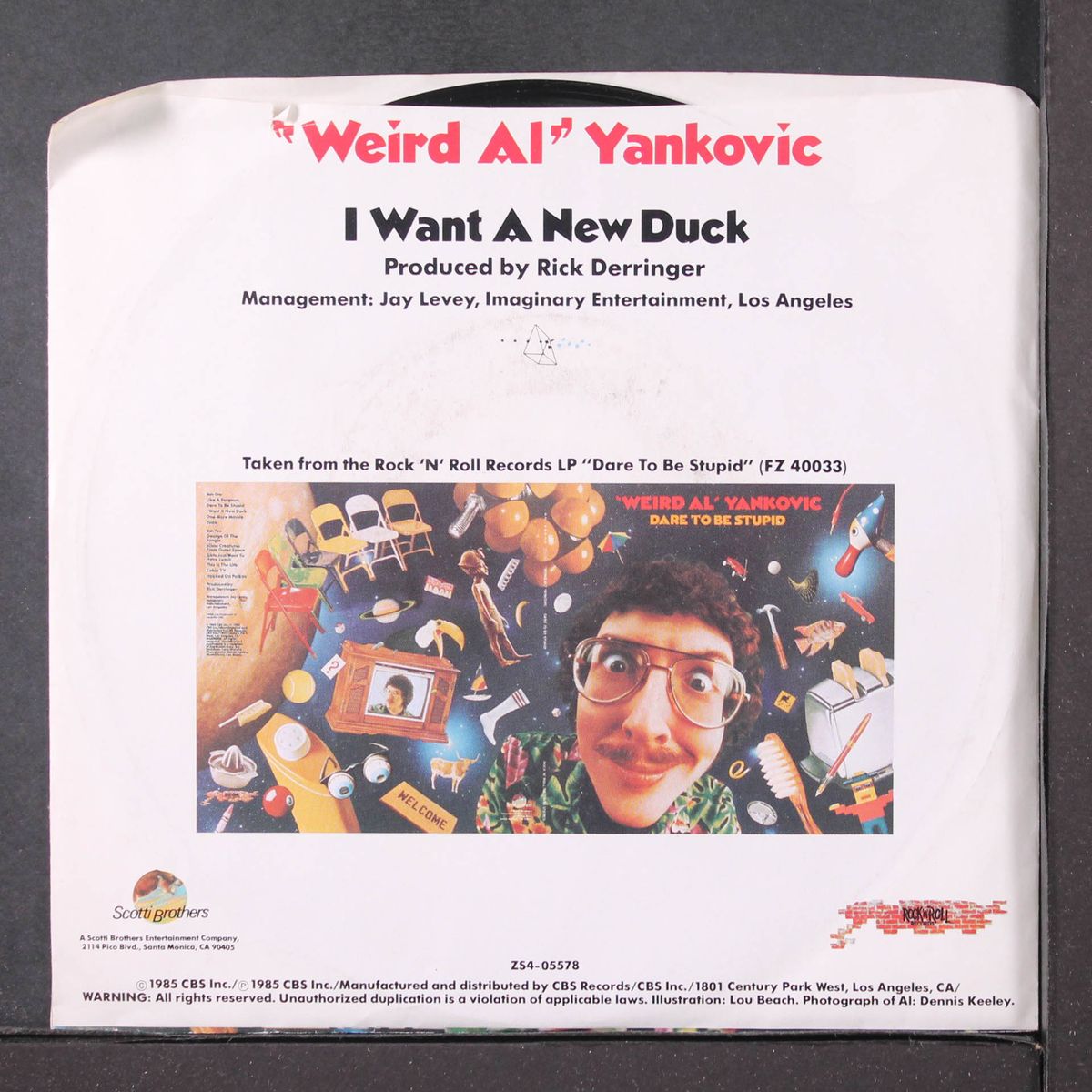 i want a new duck / cable tv by WEIRD AL YANKOVIC