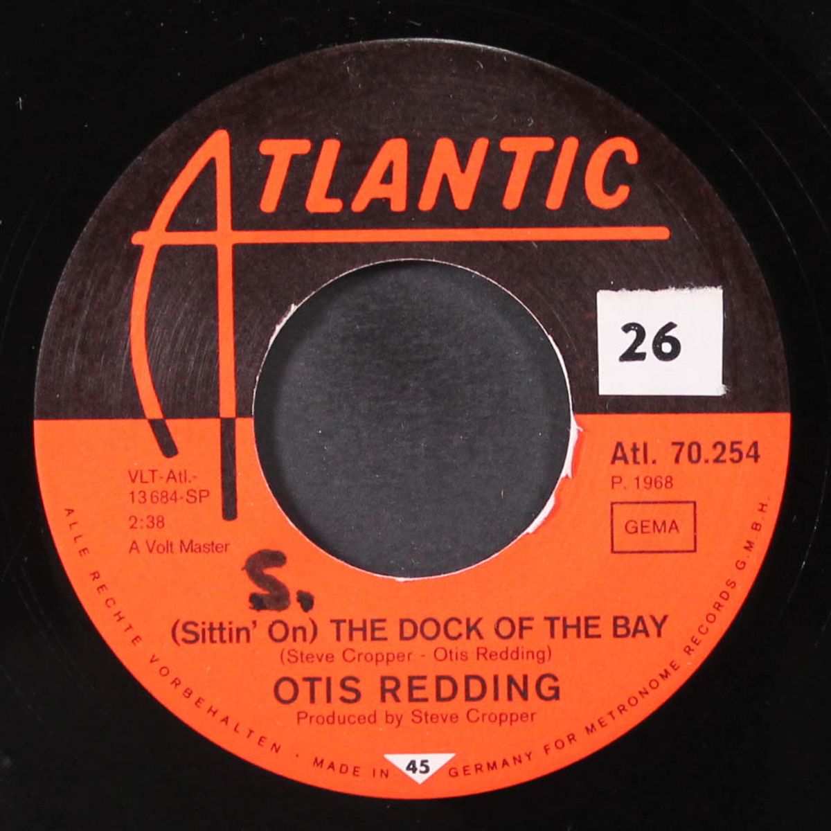 (sittin' on) the dock of the bay by OTIS REDDING