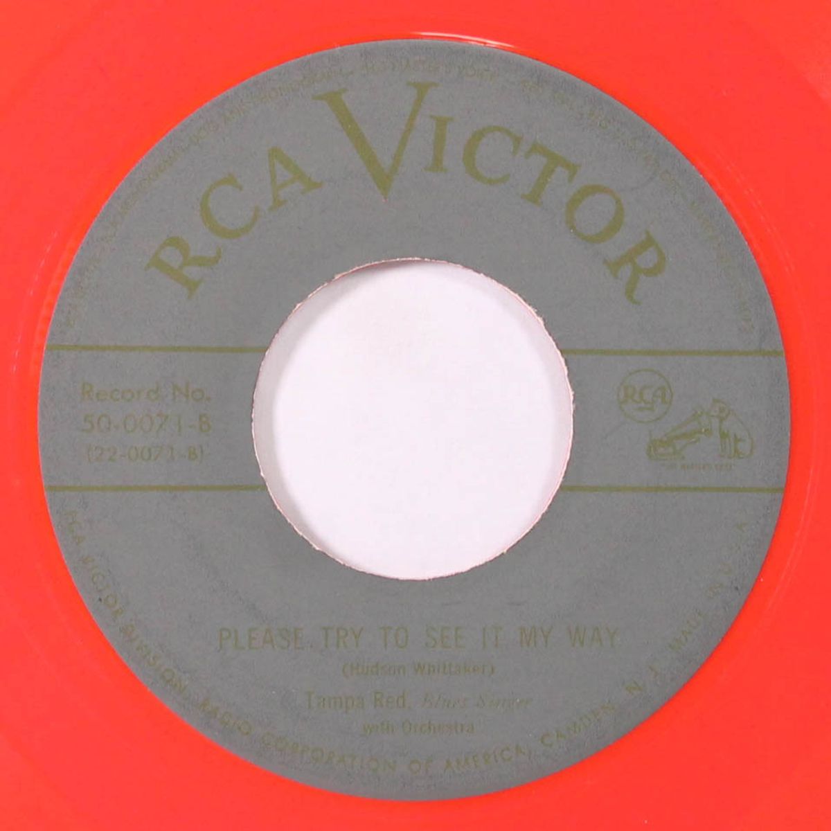 it's too late now / please try to see it my way by TAMPA RED