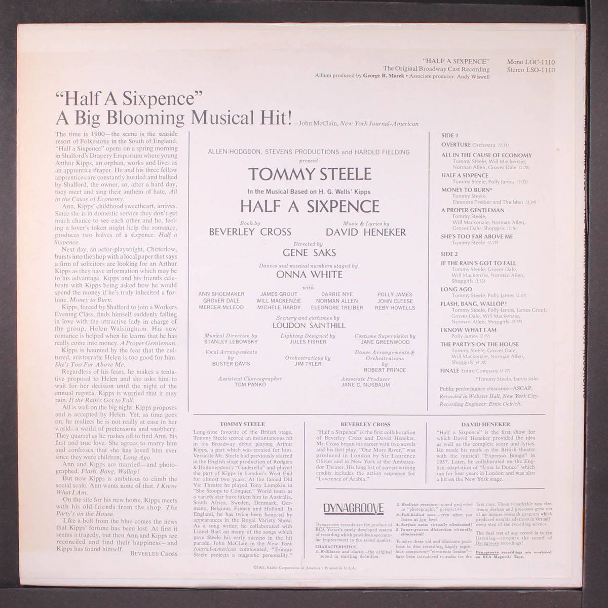 half a sixpence by ORIGINAL CAST