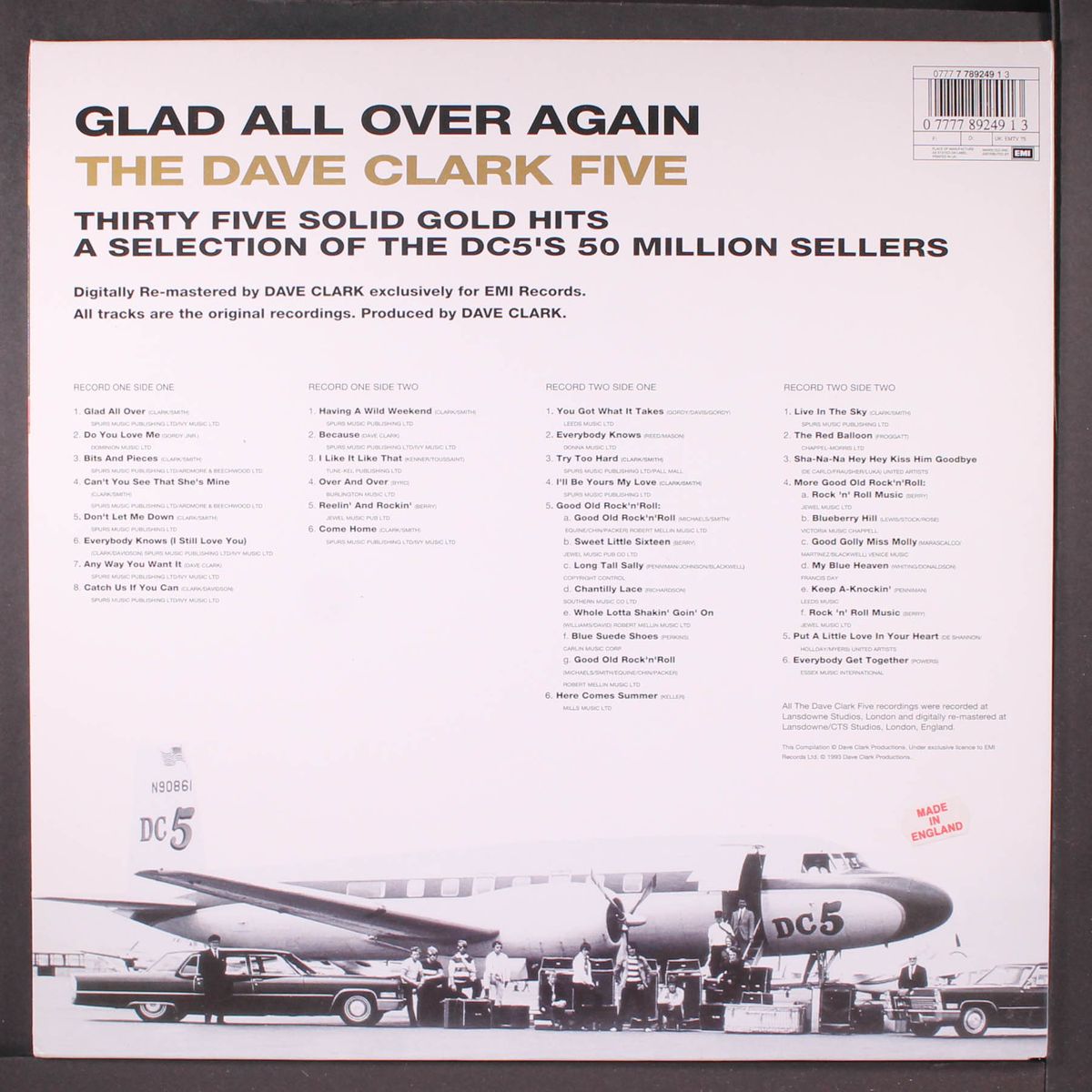 glad all over again by DAVE CLARK FIVE