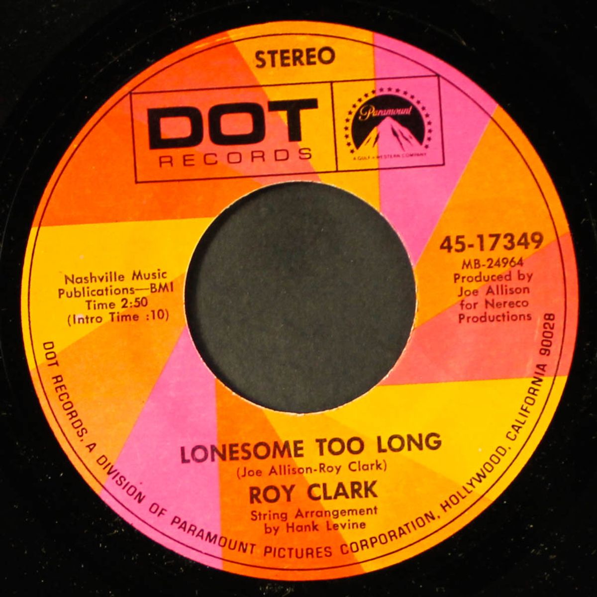 i never picked cotton / lonesome too long by ROY CLARK