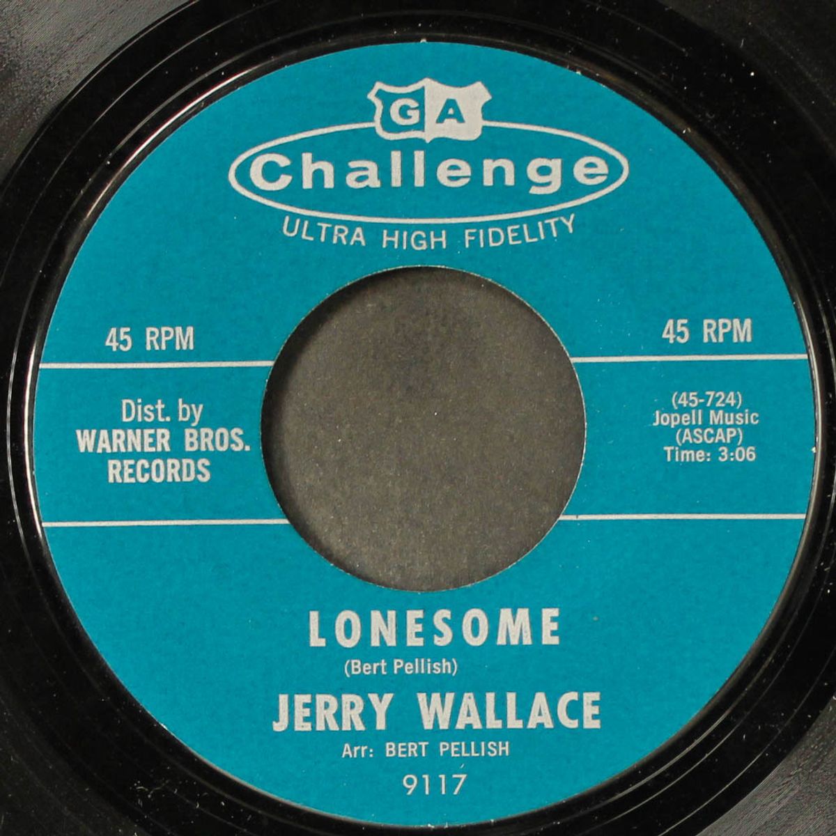 eyes (don't give my secret away) / lonesome by JERRY WALLACE