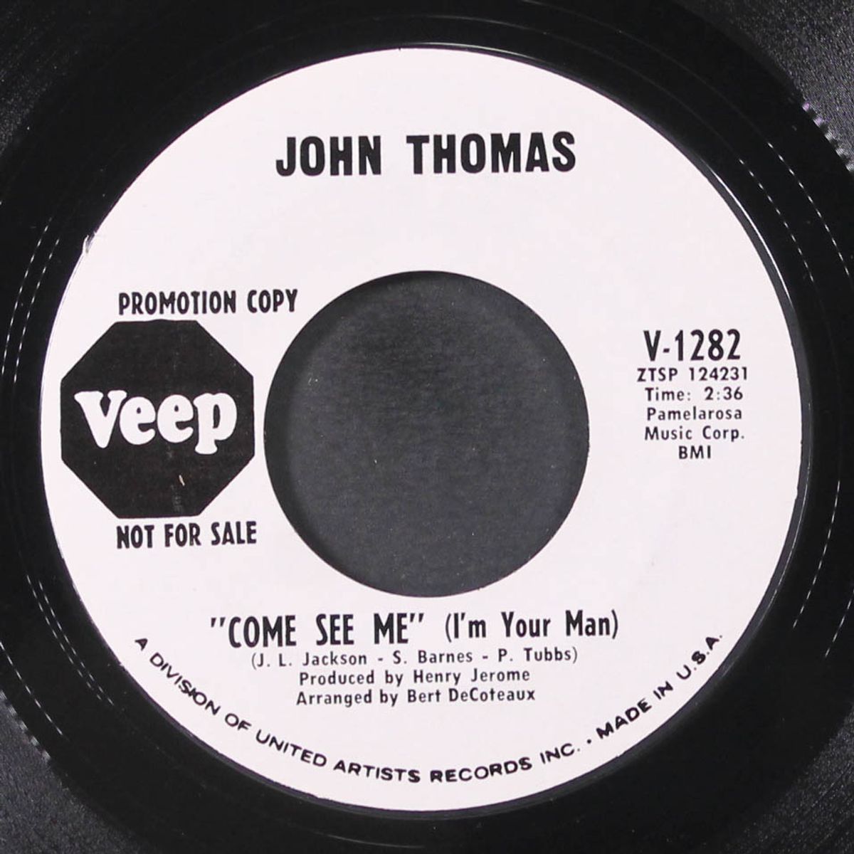 it sure is groovy / come see me by JOHN THOMAS