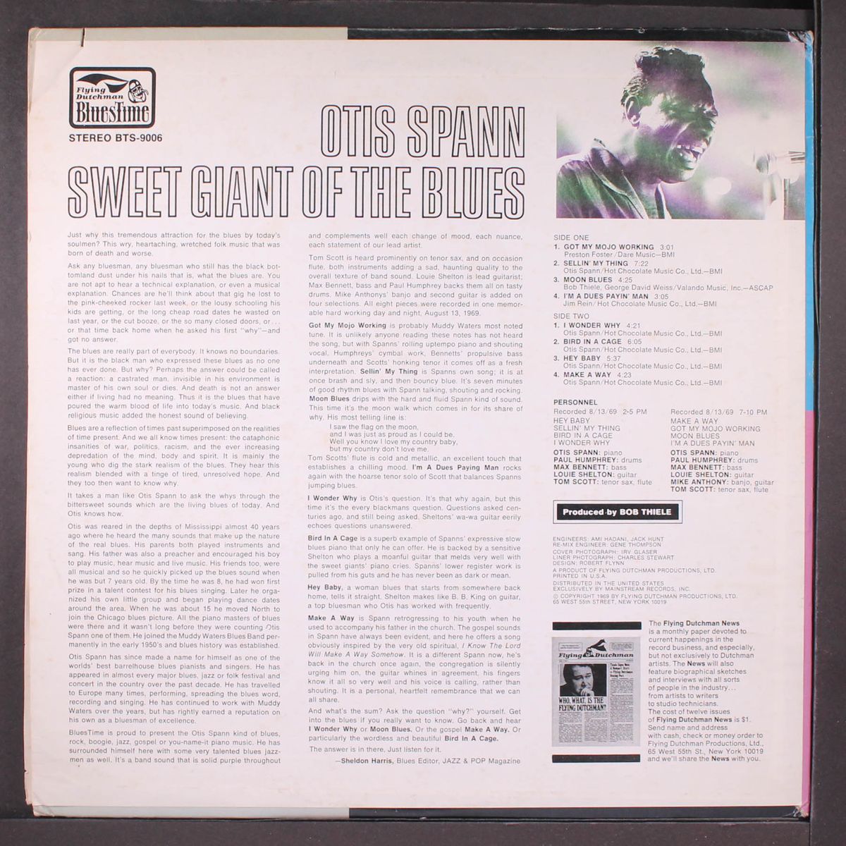 sweet giant of the blues by OTIS SPANN