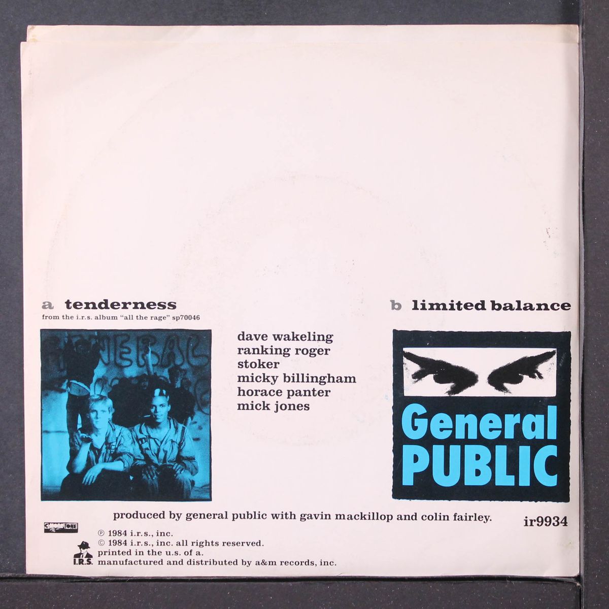 tenderness / limited balance by GENERAL PUBLIC