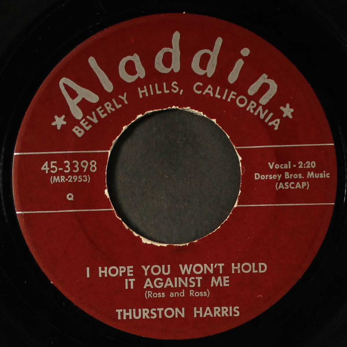 little bitty pretty one / i hope you won't hold it against me by THURSTON HARRIS