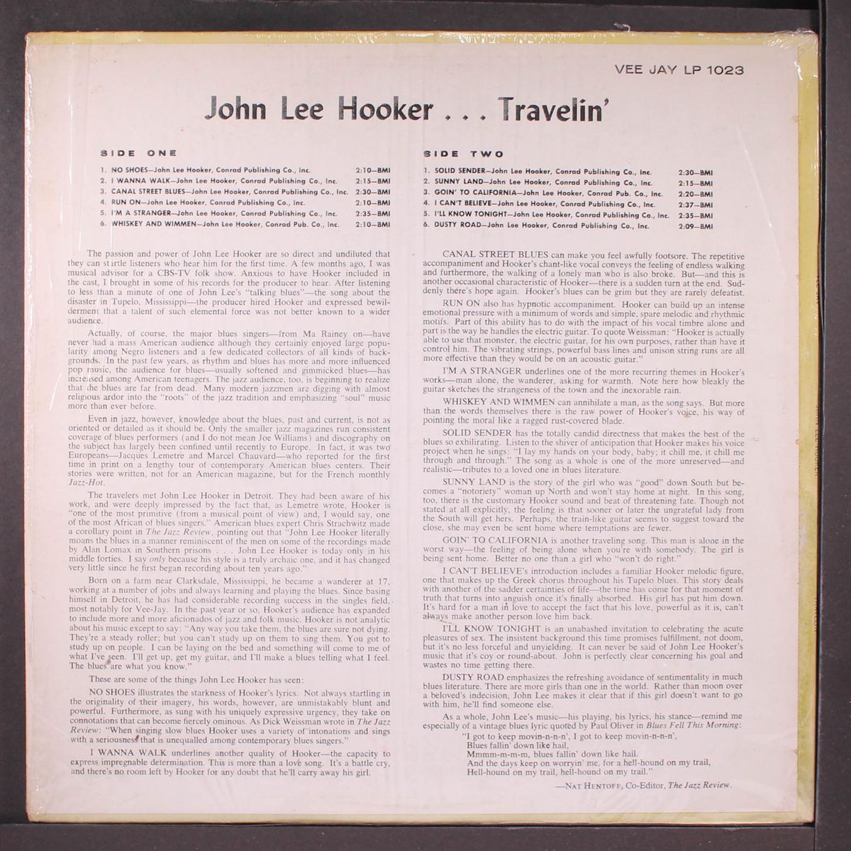 travelin' by JOHN LEE HOOKER