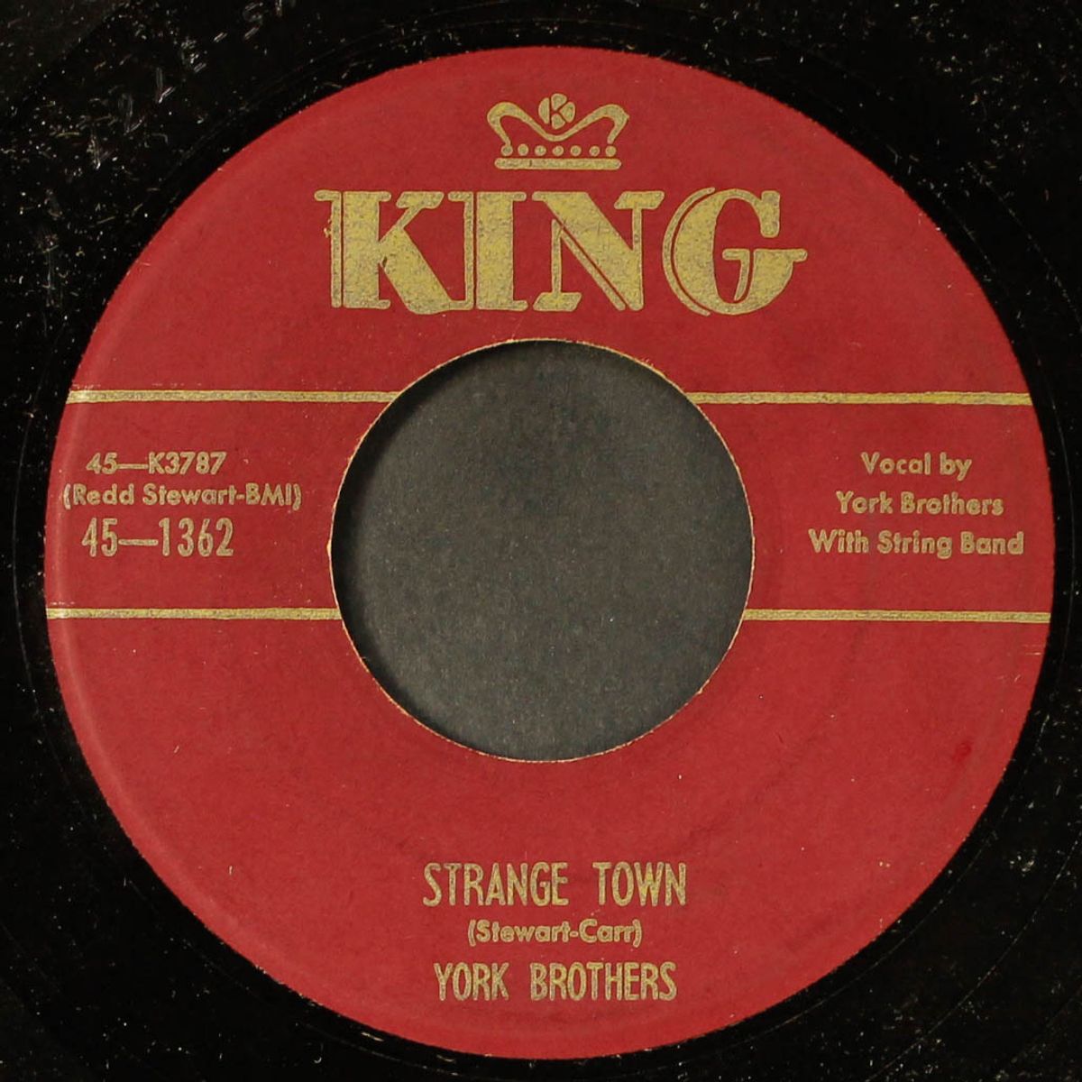 three o'clock blues / strange town by YORK BROTHERS
