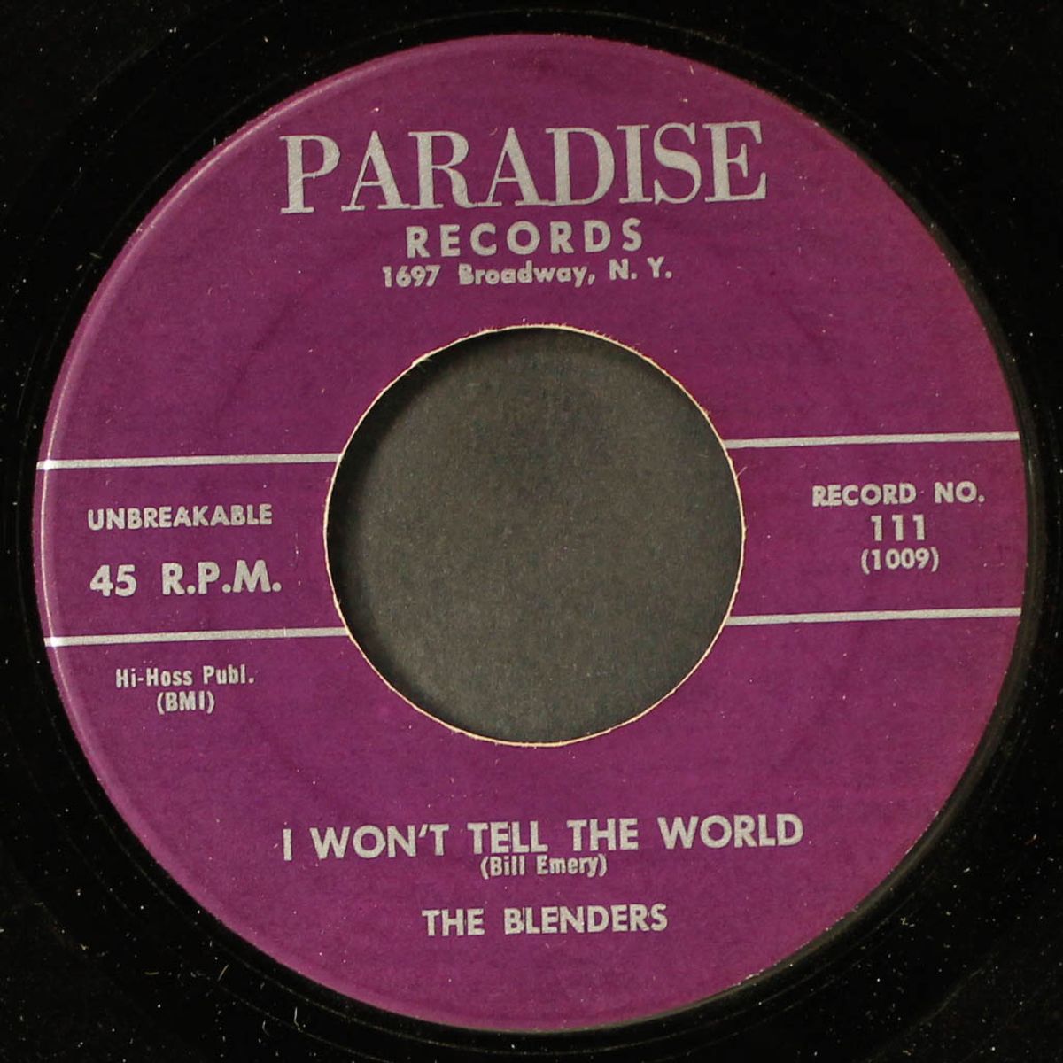 i won't tell the world / but i know by BLENDERS