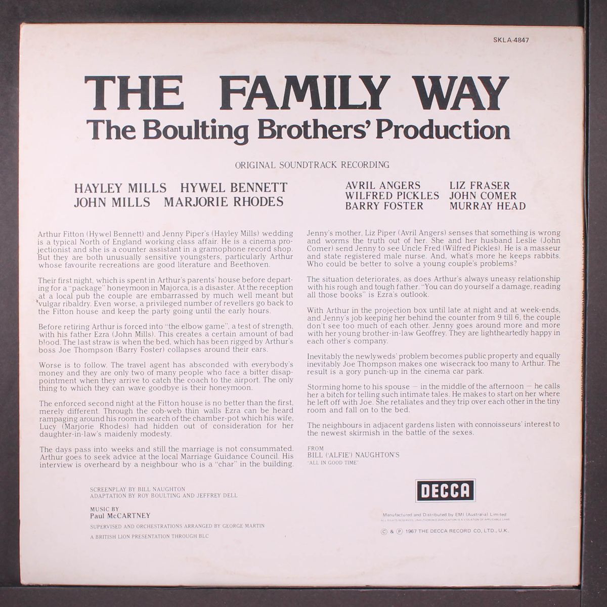 the family way by PAUL MCCARTNEY