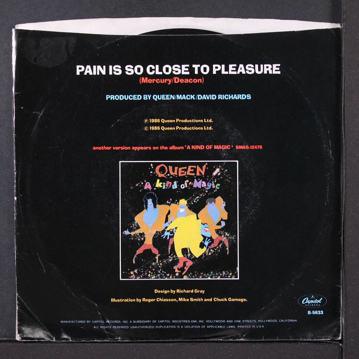 pain is so close to pleasure / don't lose your head by QUEEN