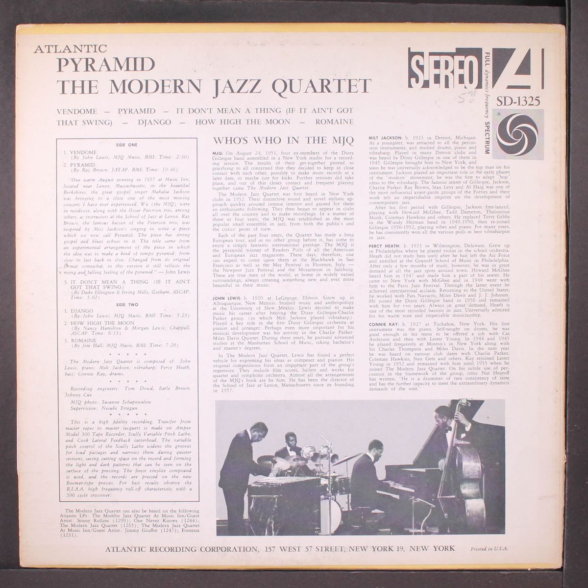pyramid by MODERN JAZZ QUARTET