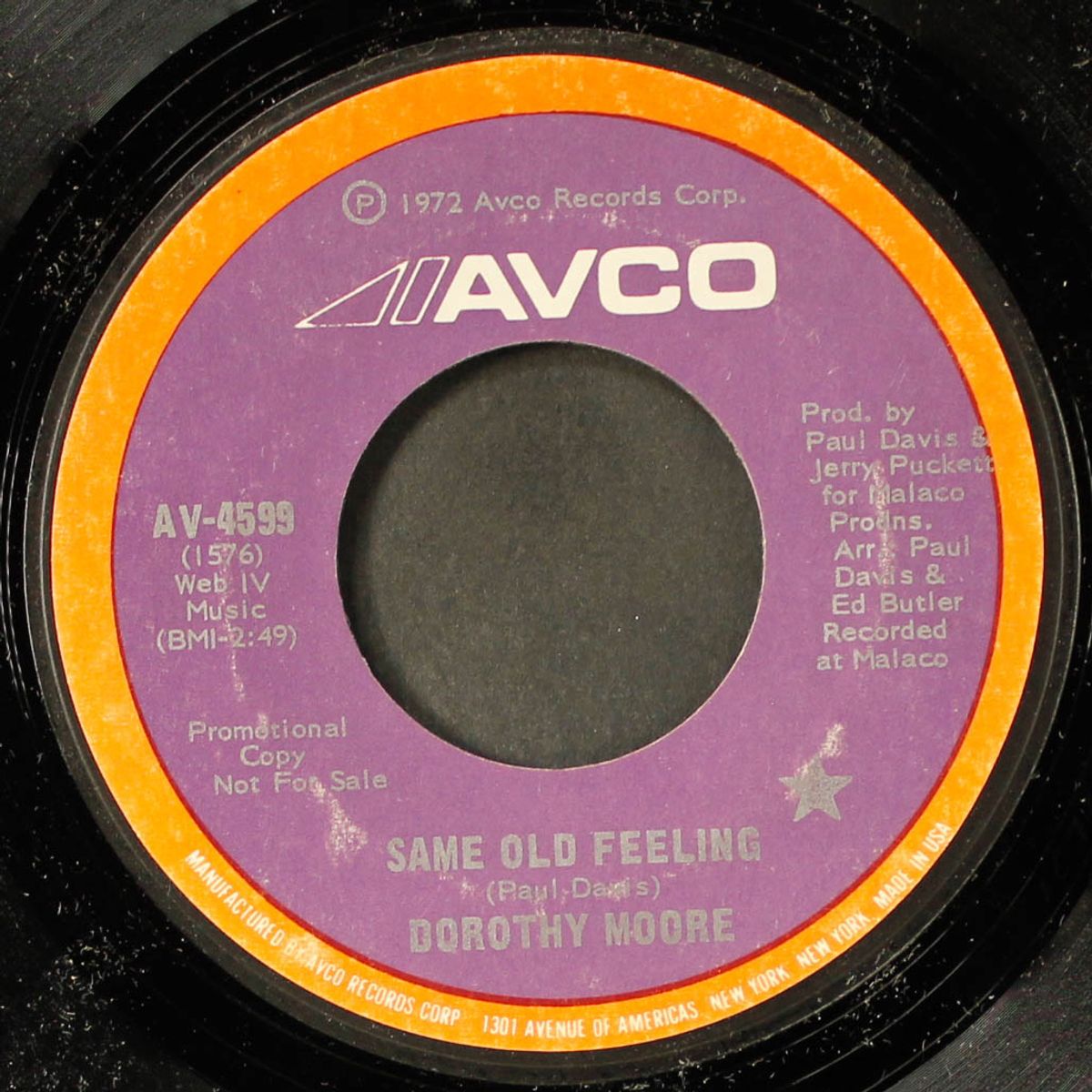 same old feeling / same by DOROTHY MOORE