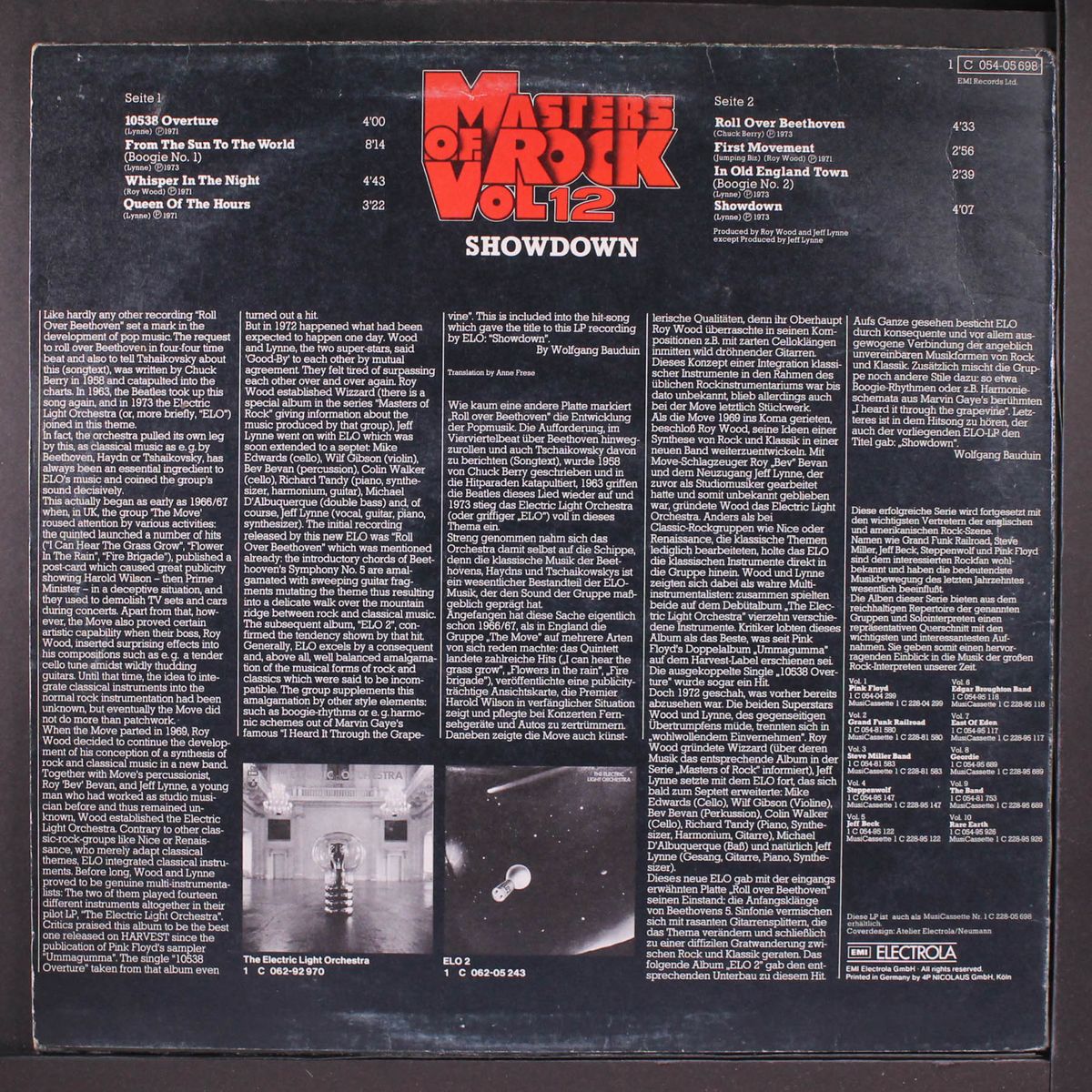 masters of rock vol. 12 by ELECTRIC LIGHT ORCHESTRA