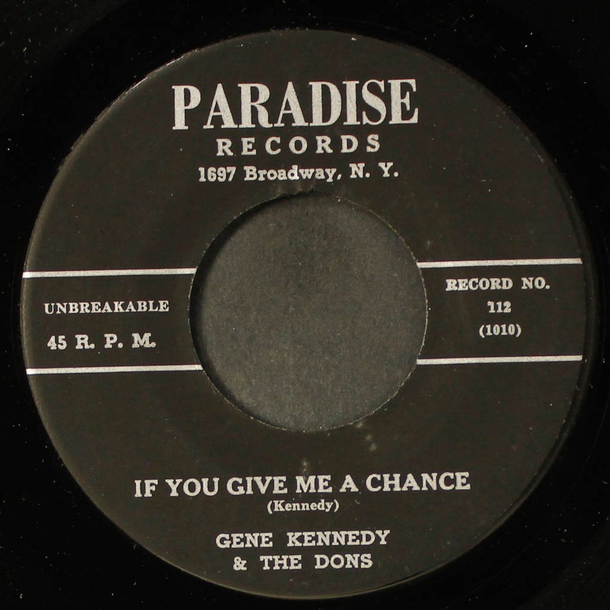if you give me a chance / i'll still be loving you by GENE KENNEDY & DONS