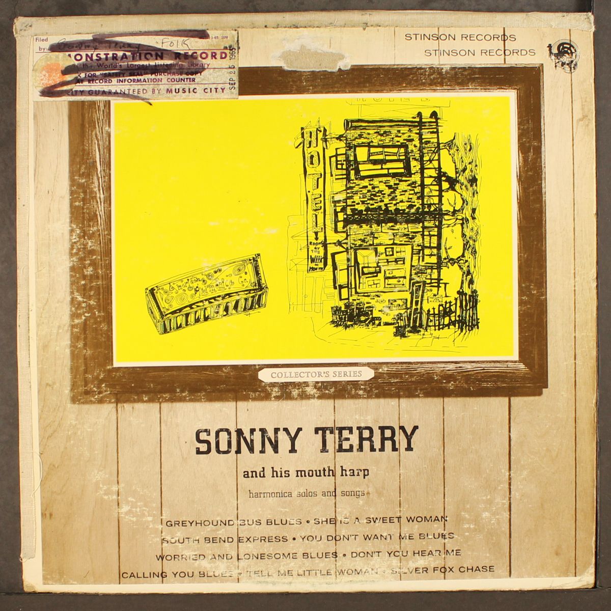 and his mouth harp by SONNY TERRY
