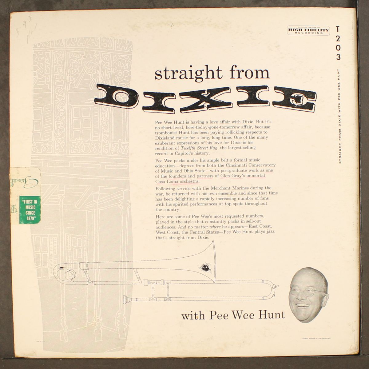 straight from dixie! by PEE WEE HUNT