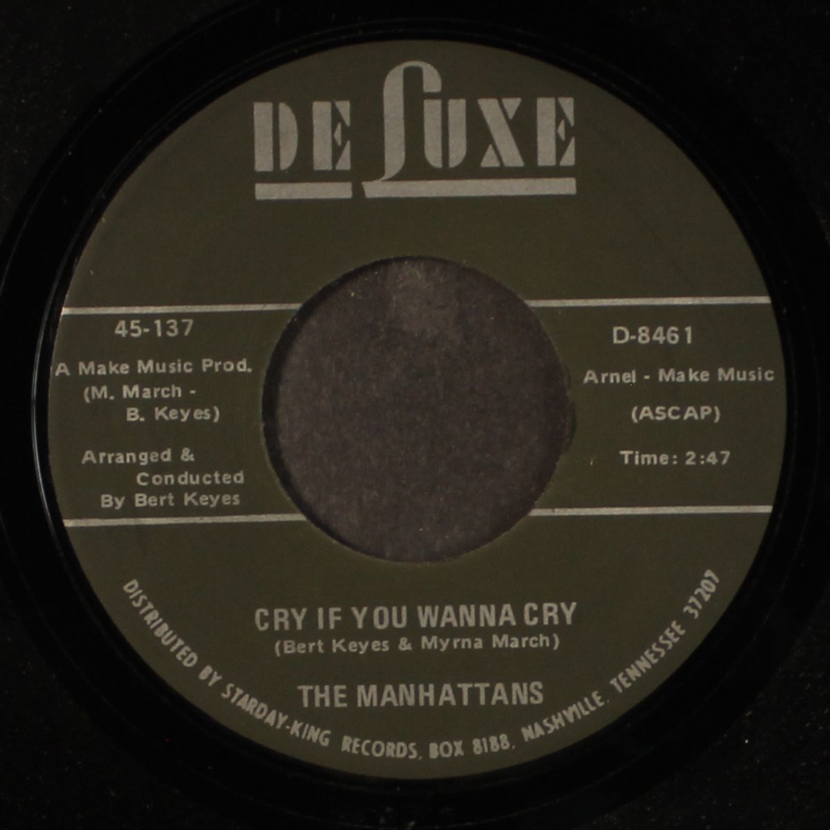 a million to one / cry if you wanna cry by MANHATTANS