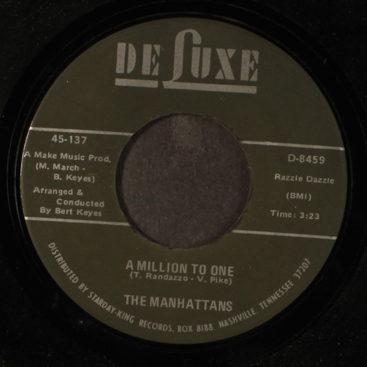 a million to one / cry if you wanna cry by MANHATTANS