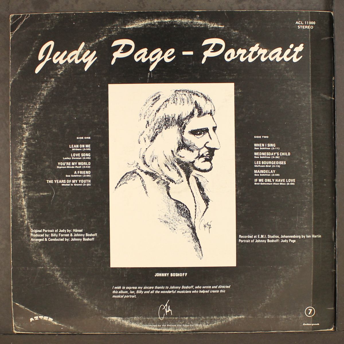 portrait by JUDY PAGE