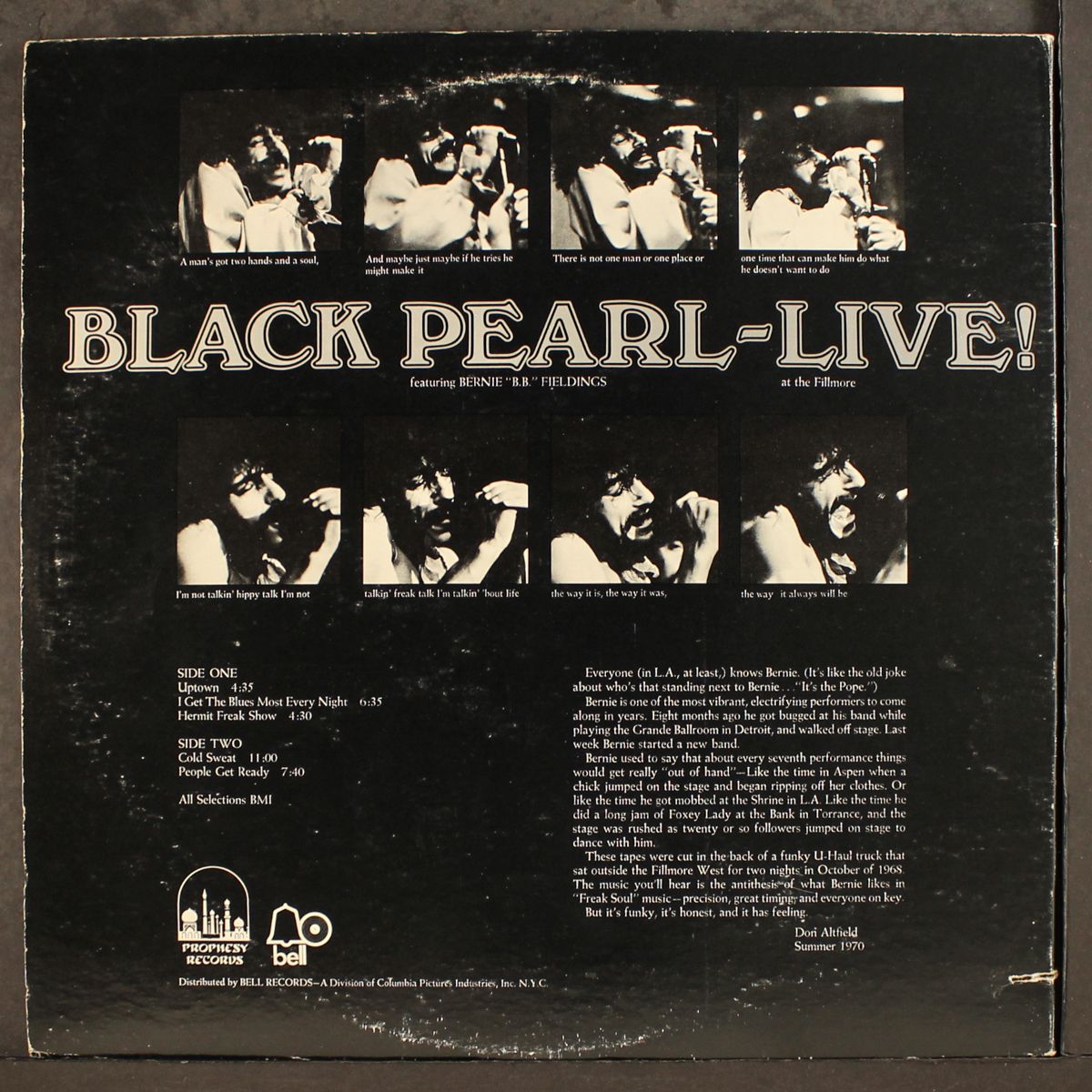 live! by BLACK PEARL