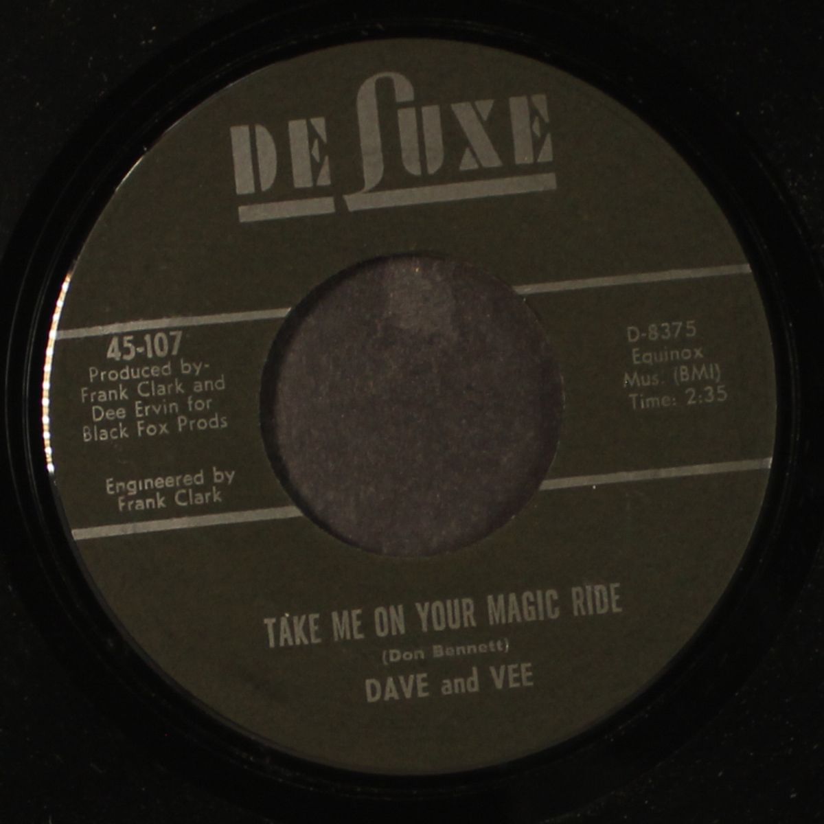 take me on your magic ride / do you love me by DAVE & VEE