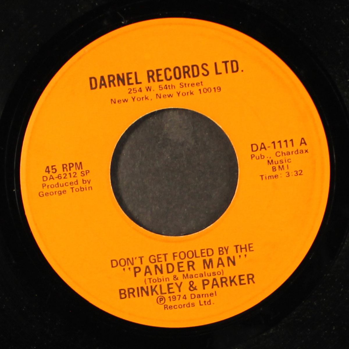 don't get fooled by the pander man by BRINKLEY & PARKER