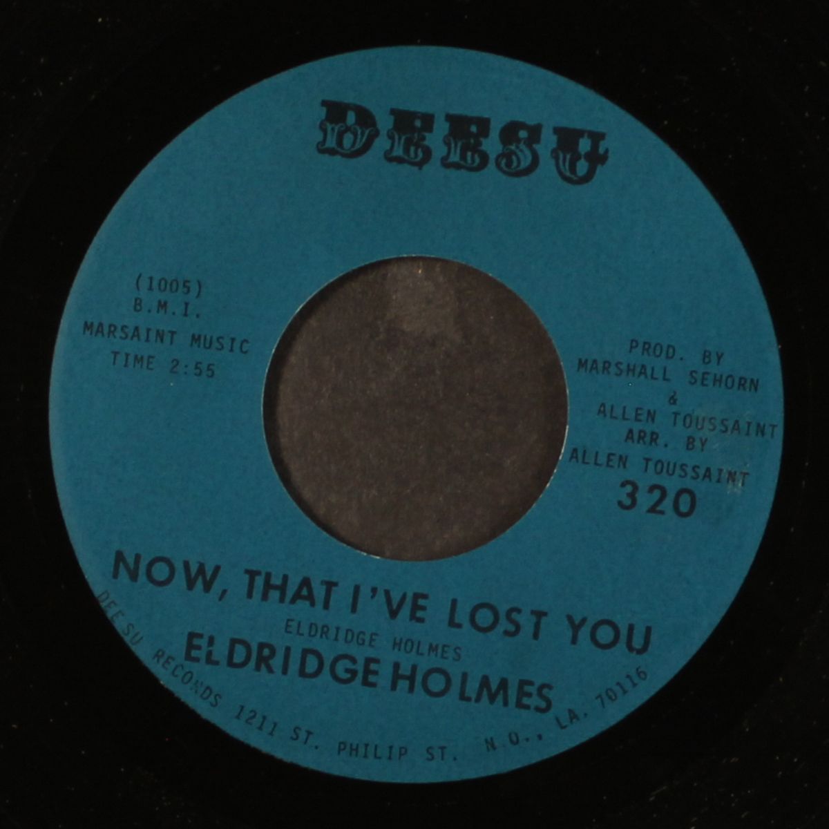 now that i've lost you / where is love by ELDRIDGE HOLMES