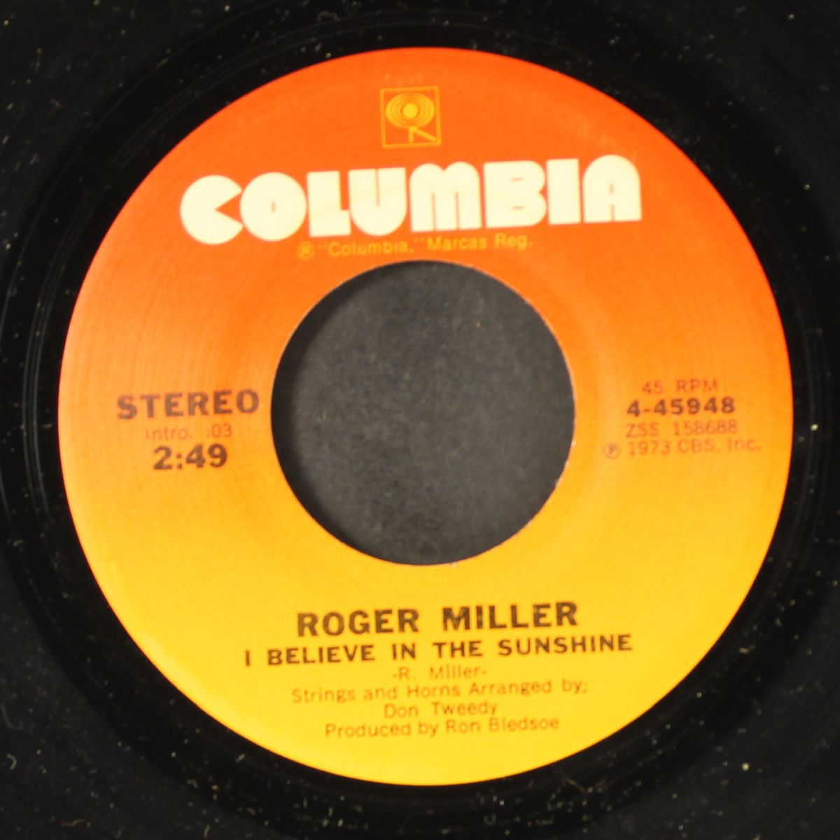 i believe in the sunshine / shannon's song by ROGER MILLER