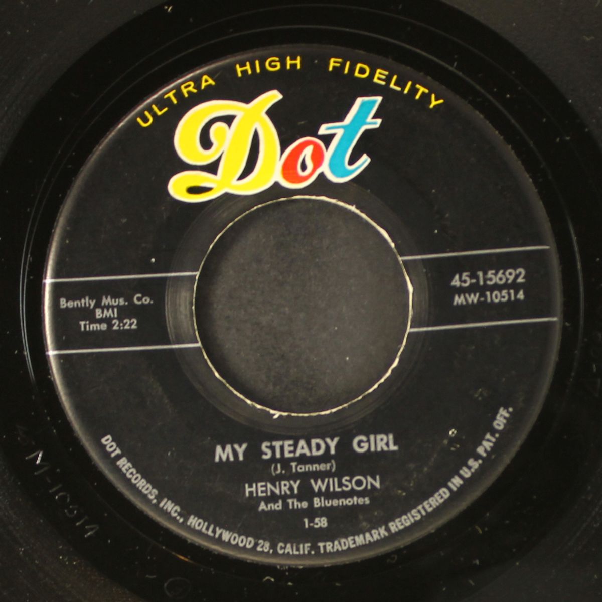 mighty low / my steady girl by HENRY WILSON