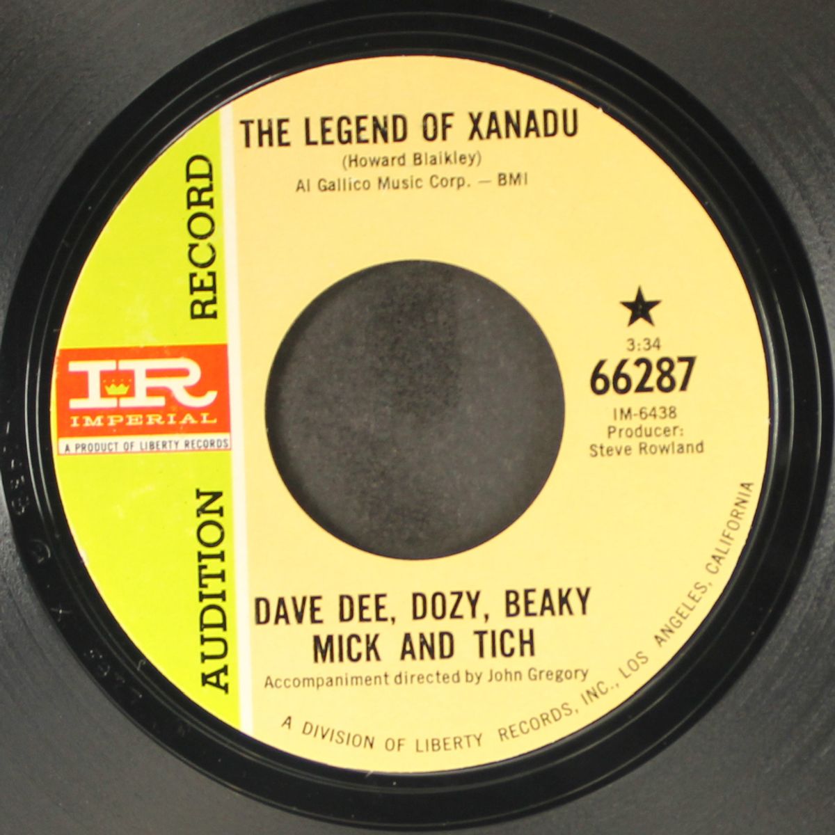 the legend of xanadu / please by DAVE DEE, DOZY, BEAKY, MICK & TICH