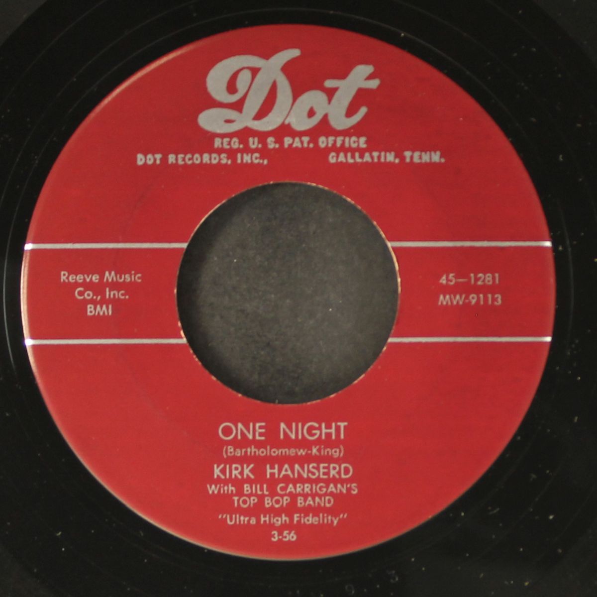 one night / my heart's broke baby by KIRK HANSERD