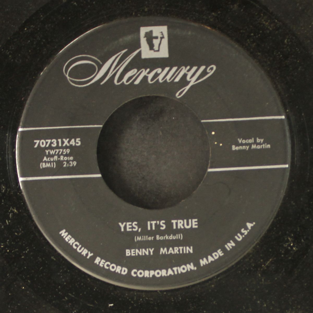 i'm right and you're wrong by BENNY MARTIN