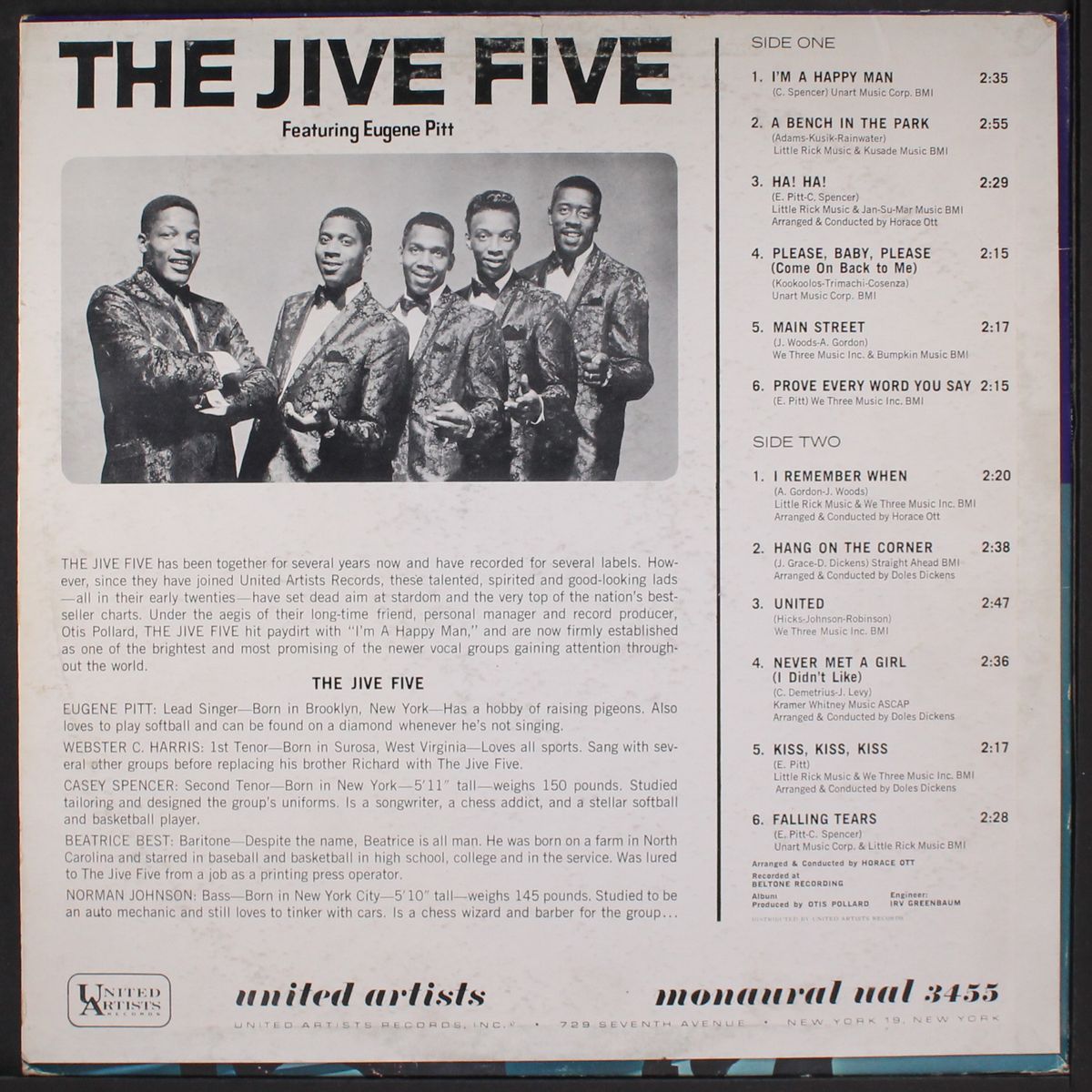 i'm a happy man by JIVE FIVE
